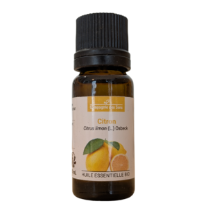 Citron bio, huile essentielle (Citrus limon) 10 ml