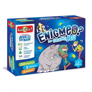 Énigmes, le grand jeu d’énigmes et d’adresse Bioviva