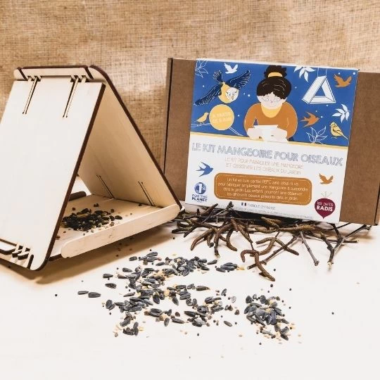 Kit pour fabriquer une mangeoire à oiseaux en bois, dès 3 ans – Image 3