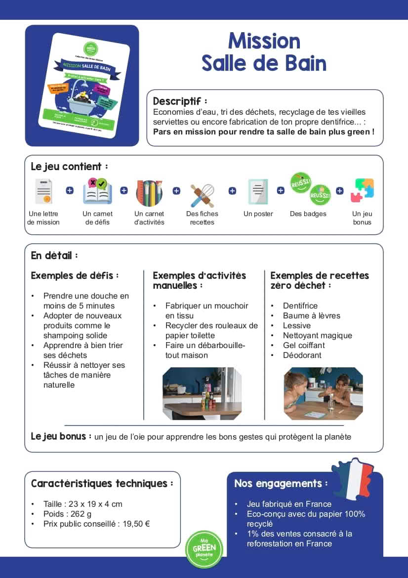 Mission Salle de bain, jeu zéro déchet pour sauver la planète – Image 2