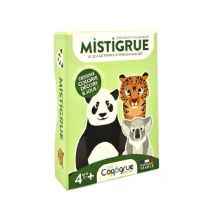 Mistigrue, jeu de cartes créatif à colorier et décorer
